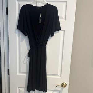 BRAND NEW!! Apt. 9 Elegant Black Wrap Dress